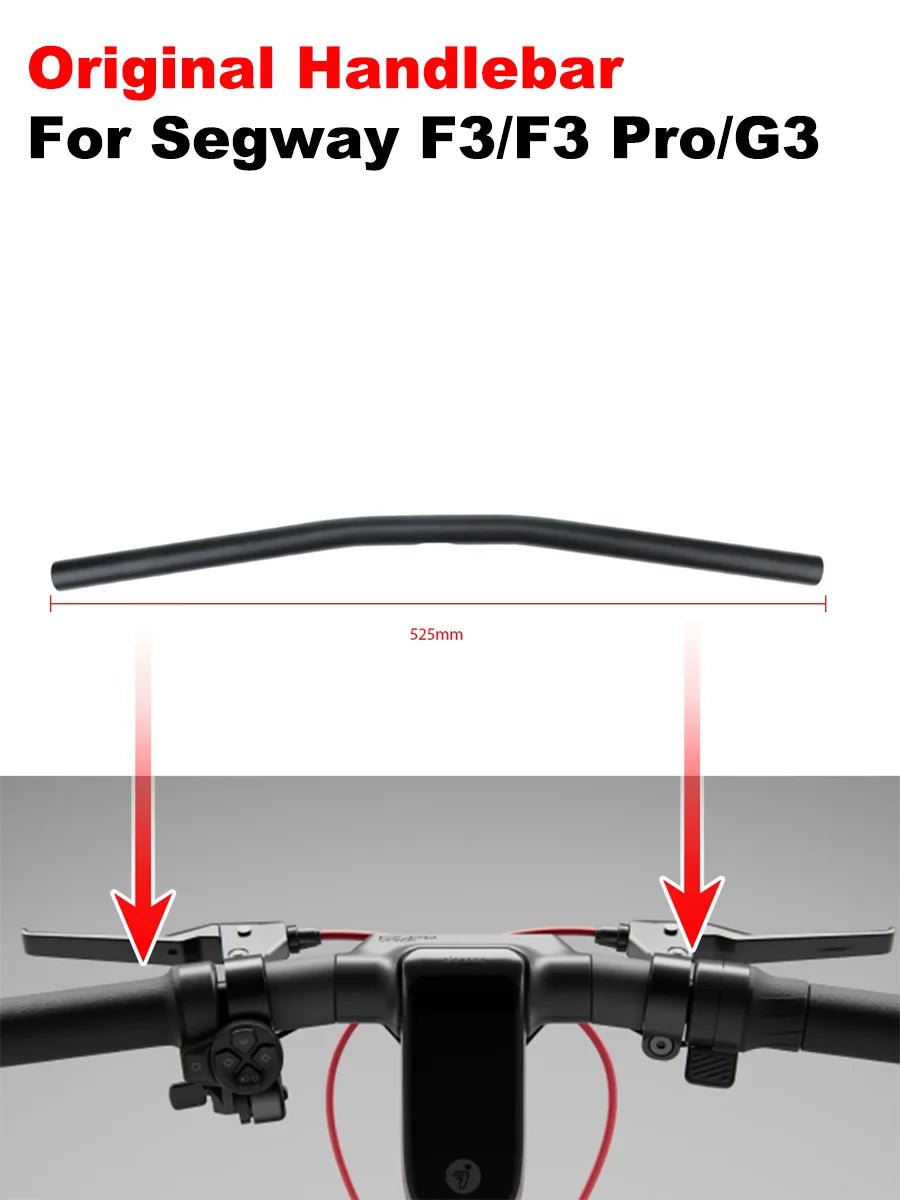 Original Handlebar for Segway Ninebot G3 F3 F3 Pro Electric Scooter - Standpipe Stem Cross Bar Aluminum Alloy Parts - ARRA SPORT