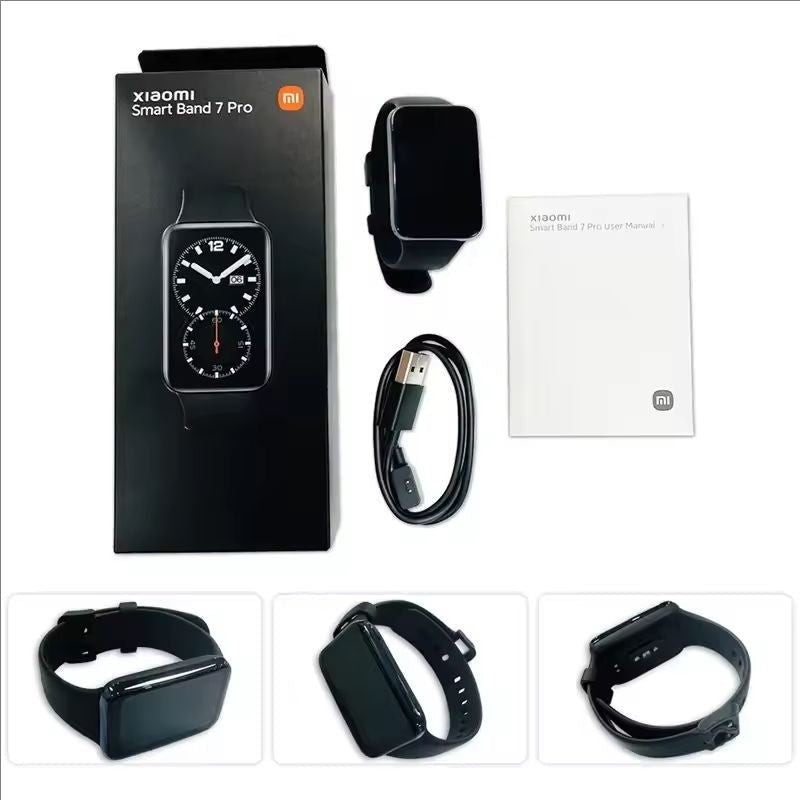 Global Version Xiaomi Band 7 Pro 1.64" AMOLED Display 5ATM Water Resistance SpO₂ and Heart Rate Monitor MI Band 7 Pro - ARRA SPORT