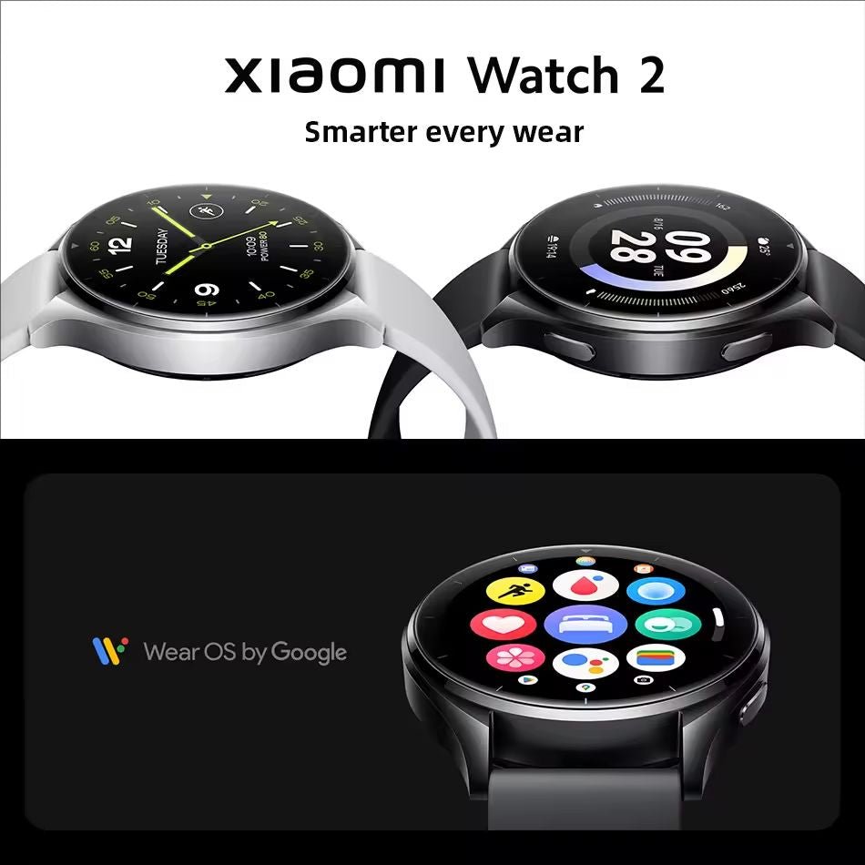 Global Version Xiaomi Watch 2 Mi Smartwatch 1.43" AMOLED Display Google Play 32GB Qualcomm Snapdragon W5+ Gen 1 Magnetic Charge - ARRA SPORT