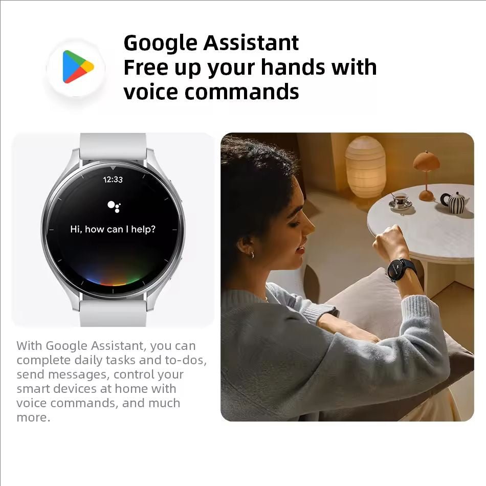 Global Version Xiaomi Watch 2 Mi Smartwatch 1.43" AMOLED Display Google Play 32GB Qualcomm Snapdragon W5+ Gen 1 Magnetic Charge - ARRA SPORT