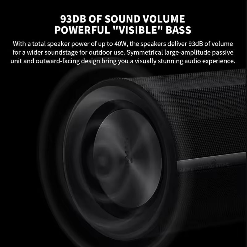 Global Xiaomi Bluetooth Speaker ASM02A Bluetooth 5.3 LHDC 5.0 HyperOS IP67 93dB 40W Battery life Outdoor Portable Sound Mi Home APP - ARRA SPORT