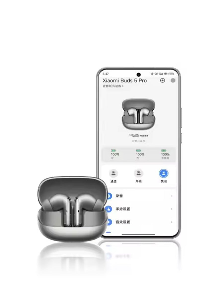 New Xiaomi Buds 5 Pro BT WIFI AI Translation Build - in Audio Recording Function TWS Earbuds Active Noise Cancel In - ear Earphones - ARRA SPORT