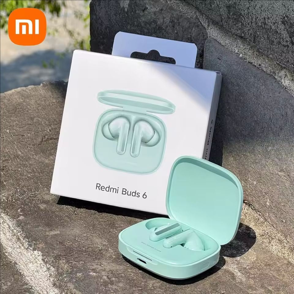 New Xiaomi Redmi Buds 6 TWS Earphone 49dB Active Noise Reduction Wireless Bluetooth 5.4 Dual Unit Headset 42h Battery Life - ARRA SPORT