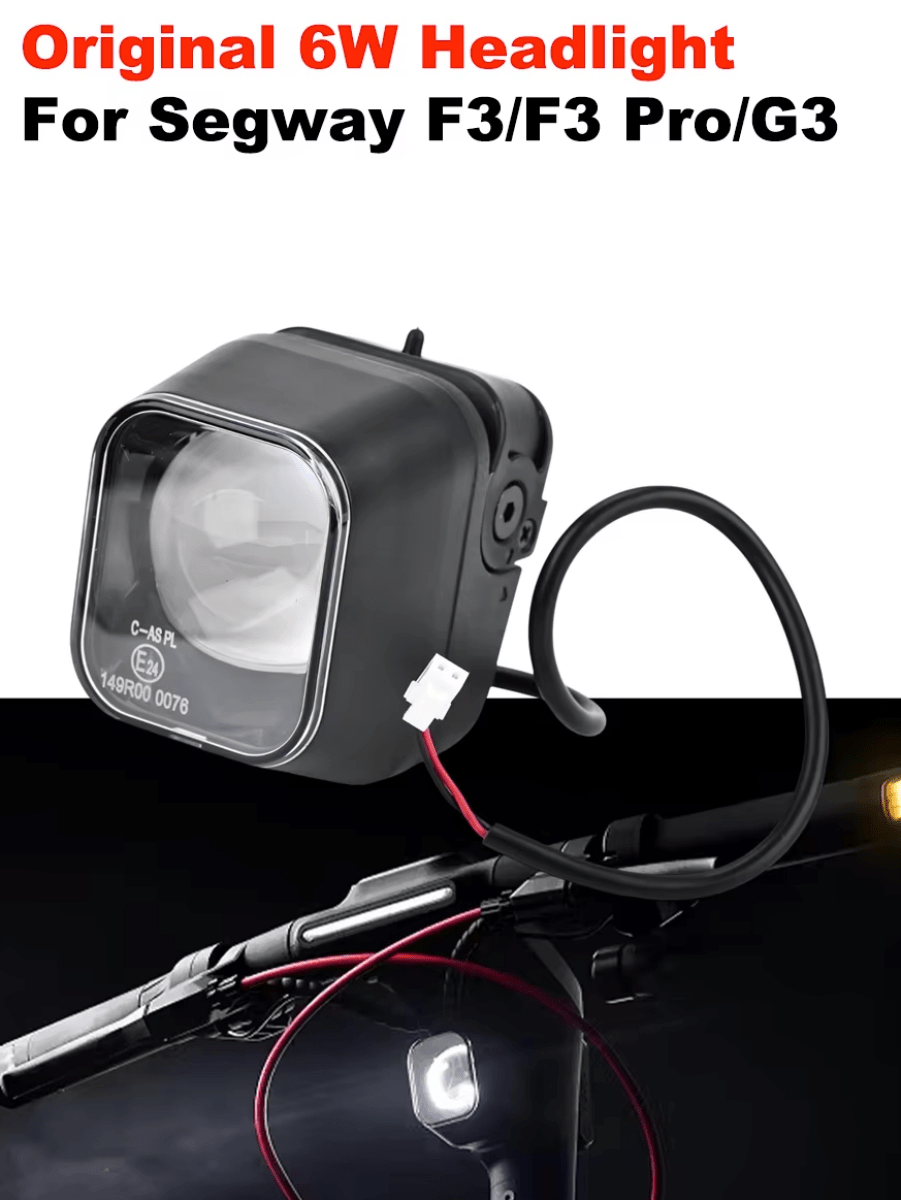 Original 6W Headlight for Segway Ninebot MAX G3 F3 Electric Scooter KickScooter Front LED Light Lamp Parts - ARRA SPORT