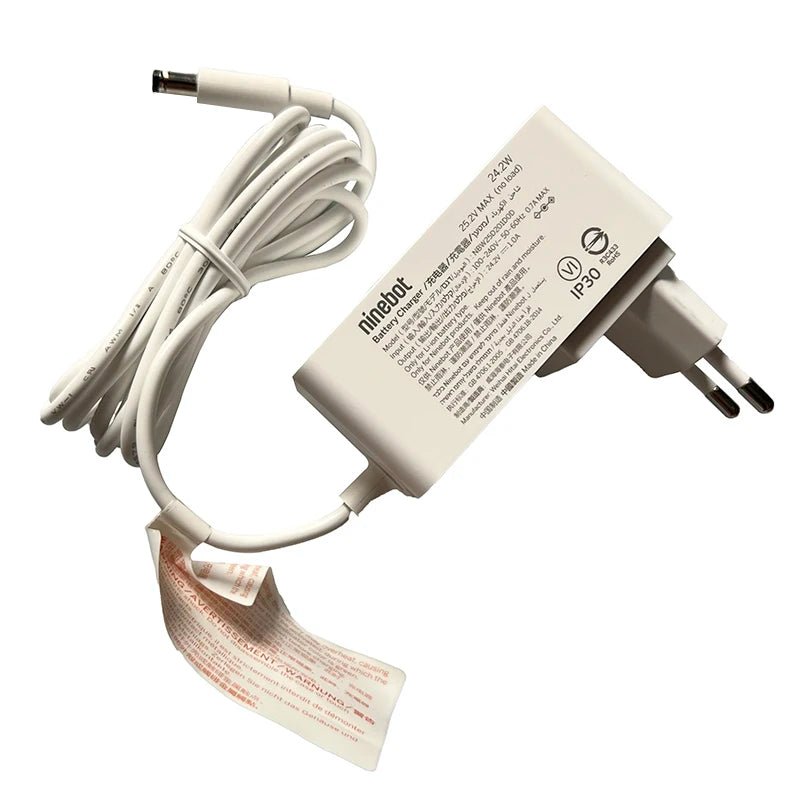 Original Battery Charger for Ninebot E2 E2 Plus C20 C2 Pro C15 E8 E10 Electric Scooter Parts Battery Power Adapter Charger 24.2W - ARRA SPORT