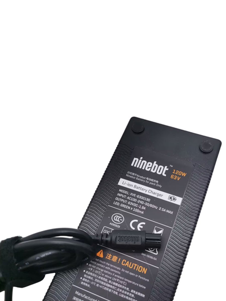 Original Charger 63V 1.9A for NINEBOT One A1 S2 Self Balance Scooter 120W 4 Hole Battery Charger Spare Parts - ARRA SPORT