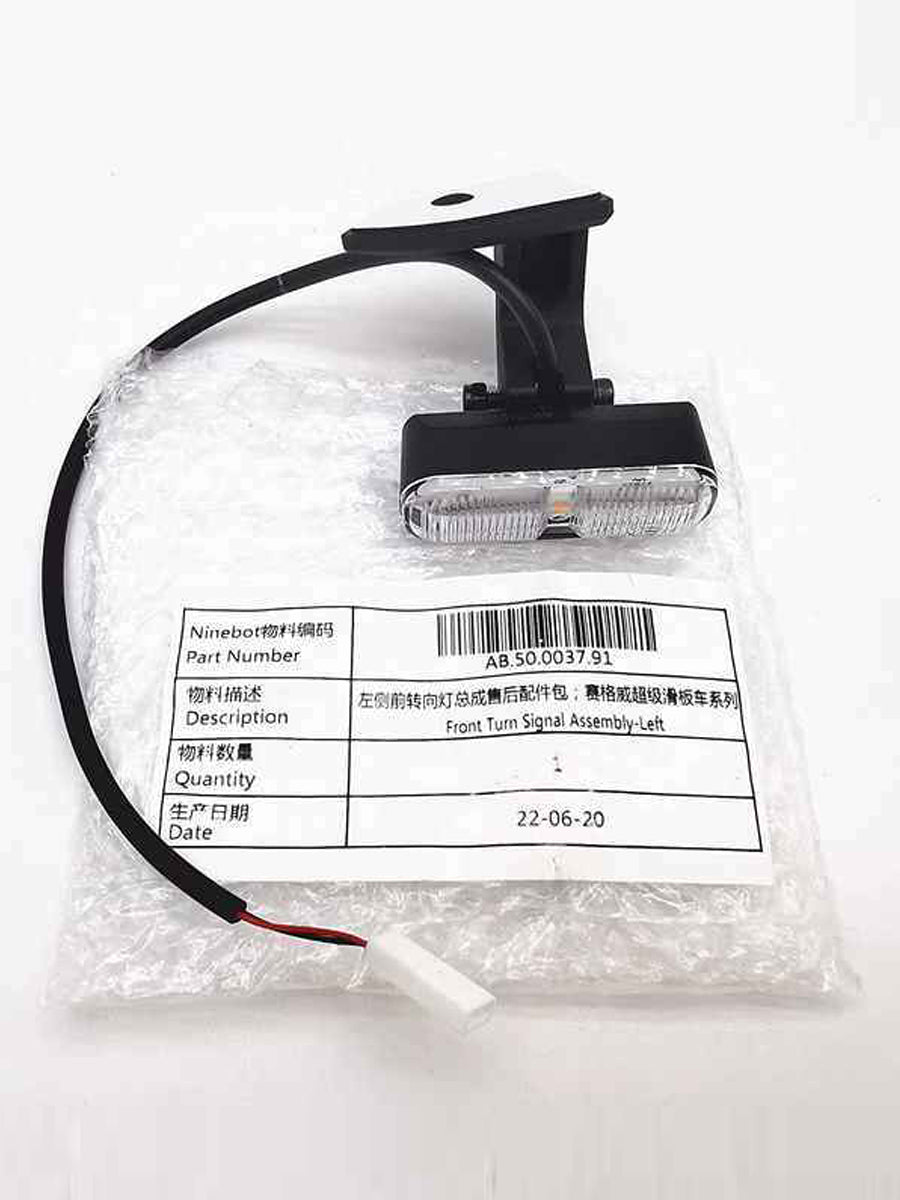 Original Left Side Front Turn Signal Assembly for Segway Ninebot GT1/GT2 Super Powerful Electric Scooter Front Turn Light Part - ARRA SPORT