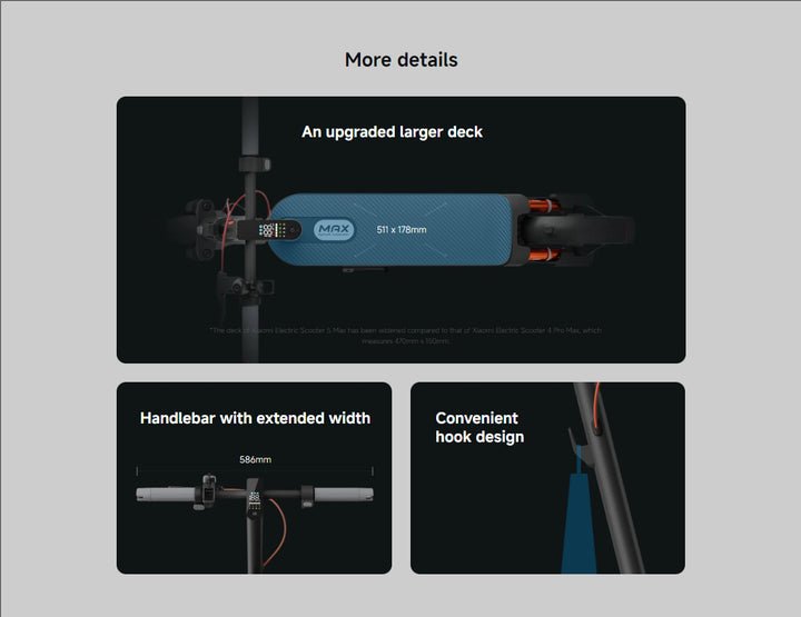 Original MI Xiaomi Electric Scooter 5 Max - ARRA SPORT