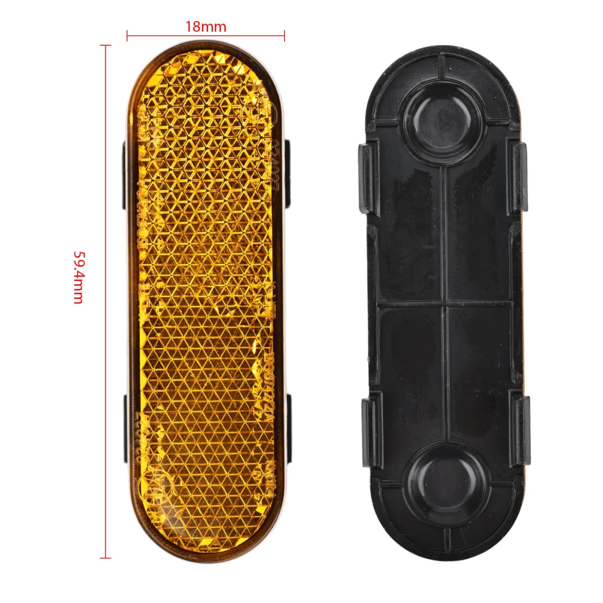 Original Side Reflector for Segway Ninebot ZT3 / ZT3 Pro Electric Scooter Front Pole Left Righ Reflecting Cover Base - ARRA SPORT