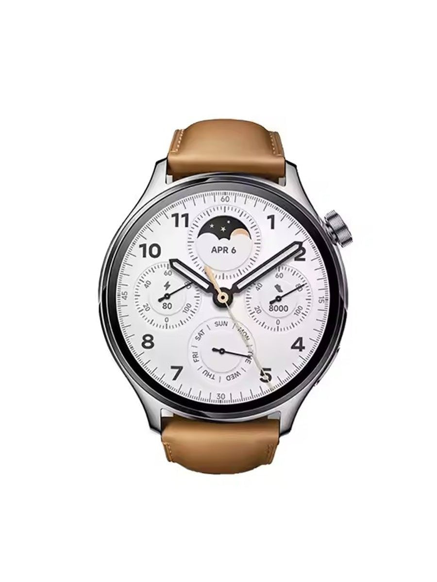 Original Xiaomi Watch S1 Pro Black Brown Stainless Steel Case Smart Watch Smart Rotating Crown Long Battery Life - ARRA SPORT