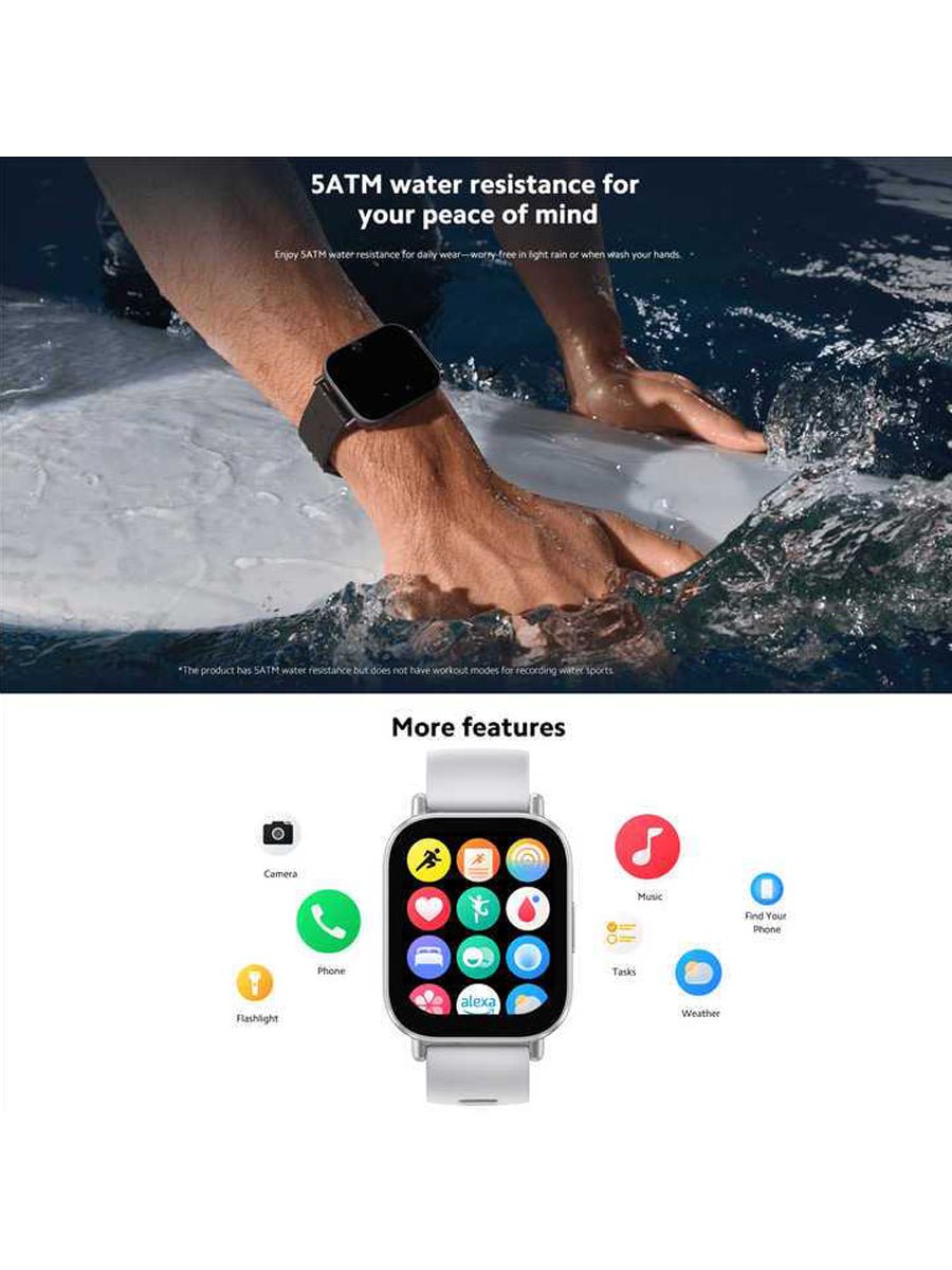 Redmi Watch 5 Active BT Phone Call Smartwatch 2" Big Screen 140+ Sport Mode 5ATM Waterproof - ARRA SPORT