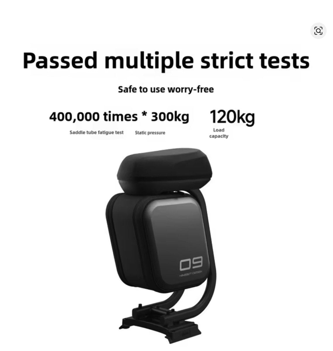 Segway Ninebot ZT3 Pro Electric Scooter ZT3 Multifunctional Seat/Bag - ARRA SPORT
