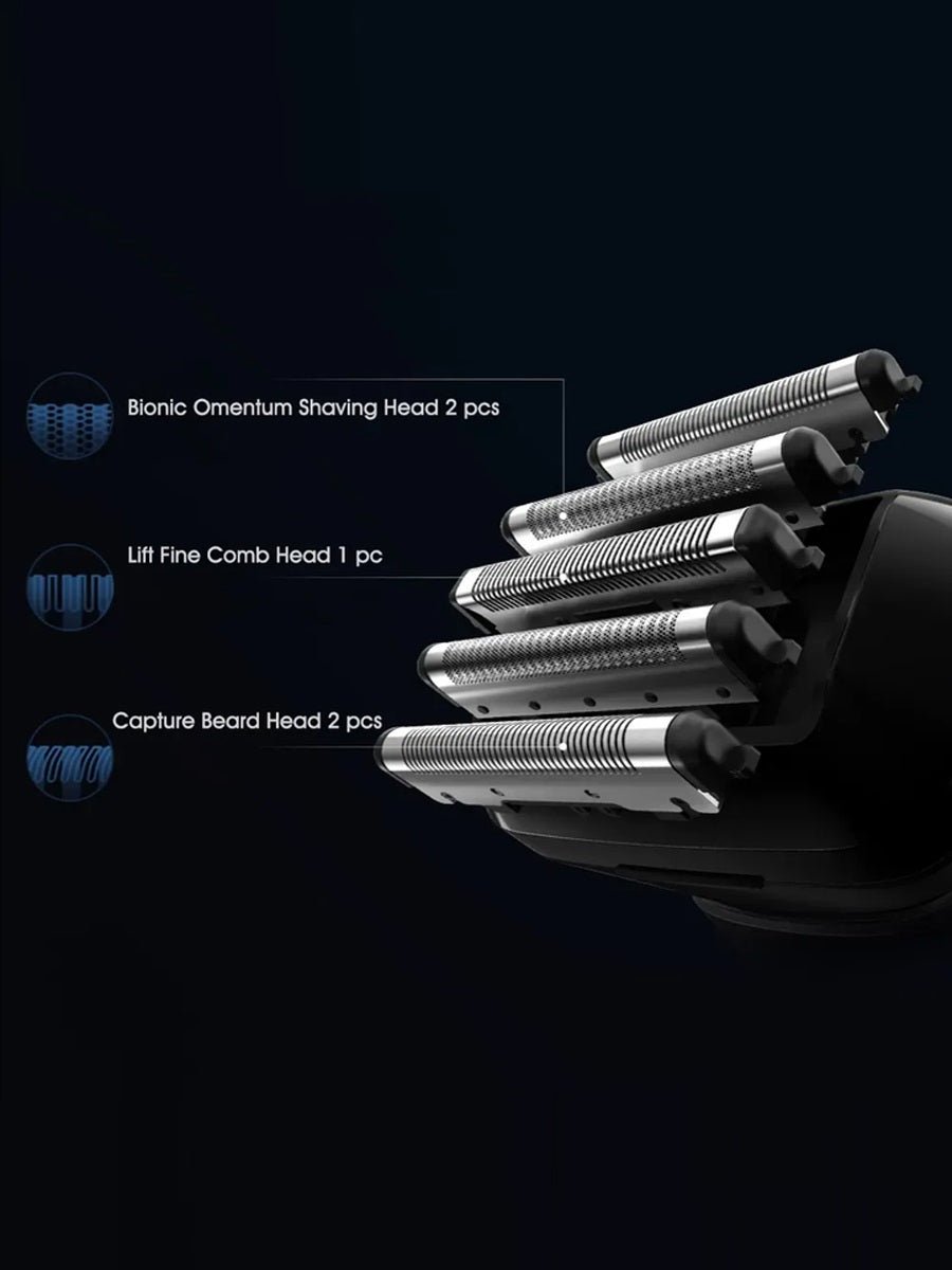 Xiaomi 5 - Blade Electric Shaver Replacement Head Magnetic - attraction for Easy Removal and Cleaning Portable Shaver Head - ARRA SPORT