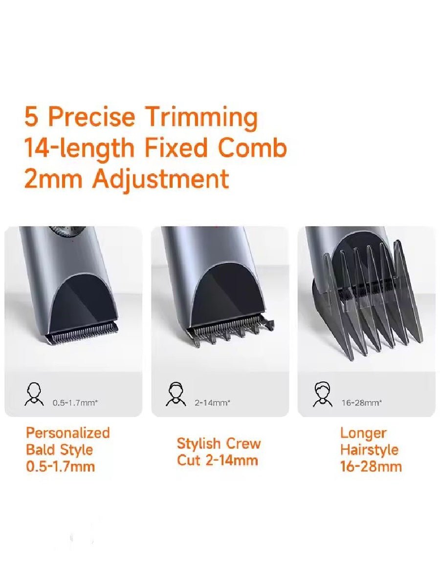Xiaomi Electric Hair Clipper 2 Men Sideburns Shaver Dual - coated Length Adjust Intelligent Anti - jamming Wireless Cut Trimmer - ARRA SPORT