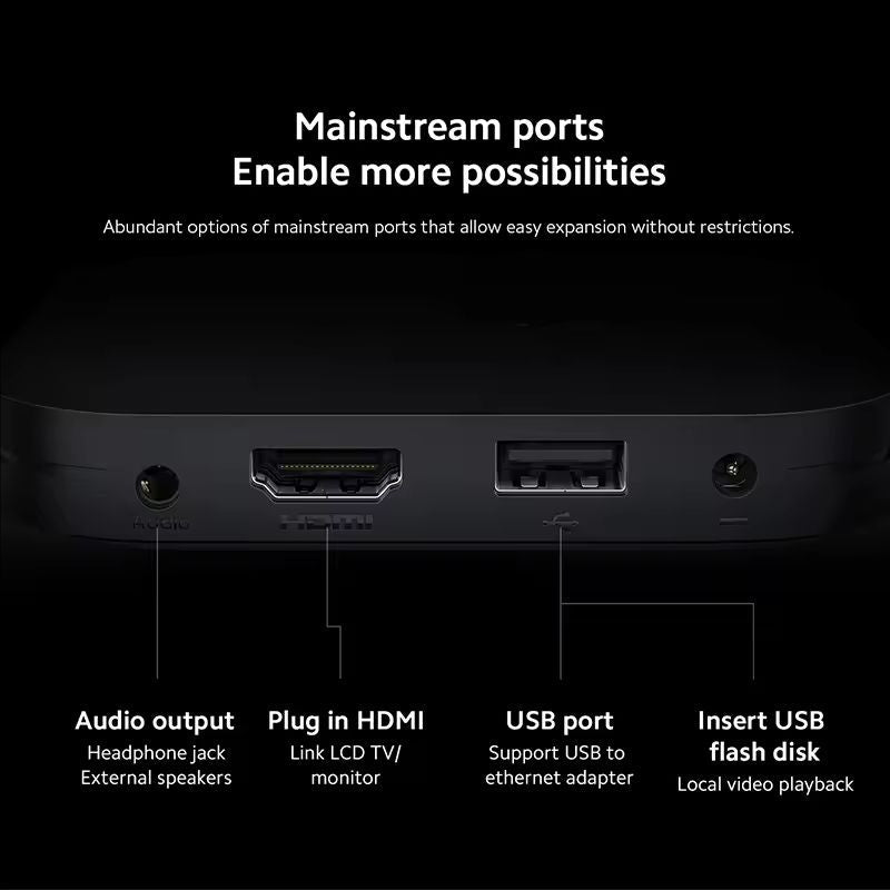 Xiaomi Mi TV Box S 2nd Gen EU Version 4K Ultra HD BT5.2 2GB 8GB Google TV Google Assistant Smart TV Box - ARRA SPORT