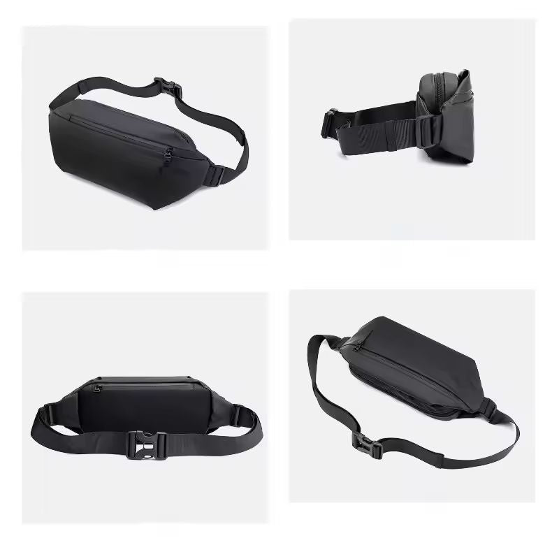 Xiaomi Mijia 2.25L Black Waist Bag Multifunctional Waterproof Leisure Chest Bag for Outdoor Sports Home Appliance - ARRA SPORT