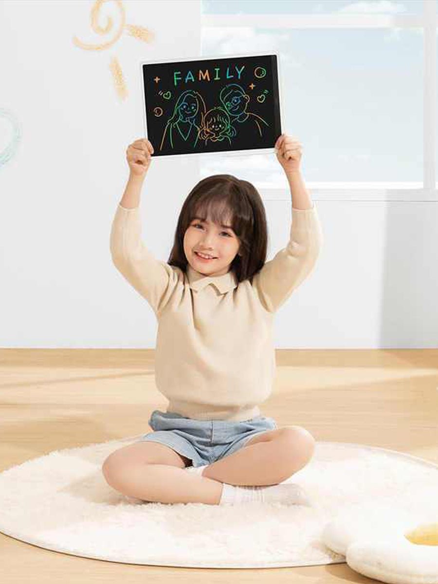 XIAOMI Mijia LCD Blackboard Color Version 10/13.5inch Coloured Handwriting No Dust and Ink Draw Study Message Board for Children - ARRA SPORT