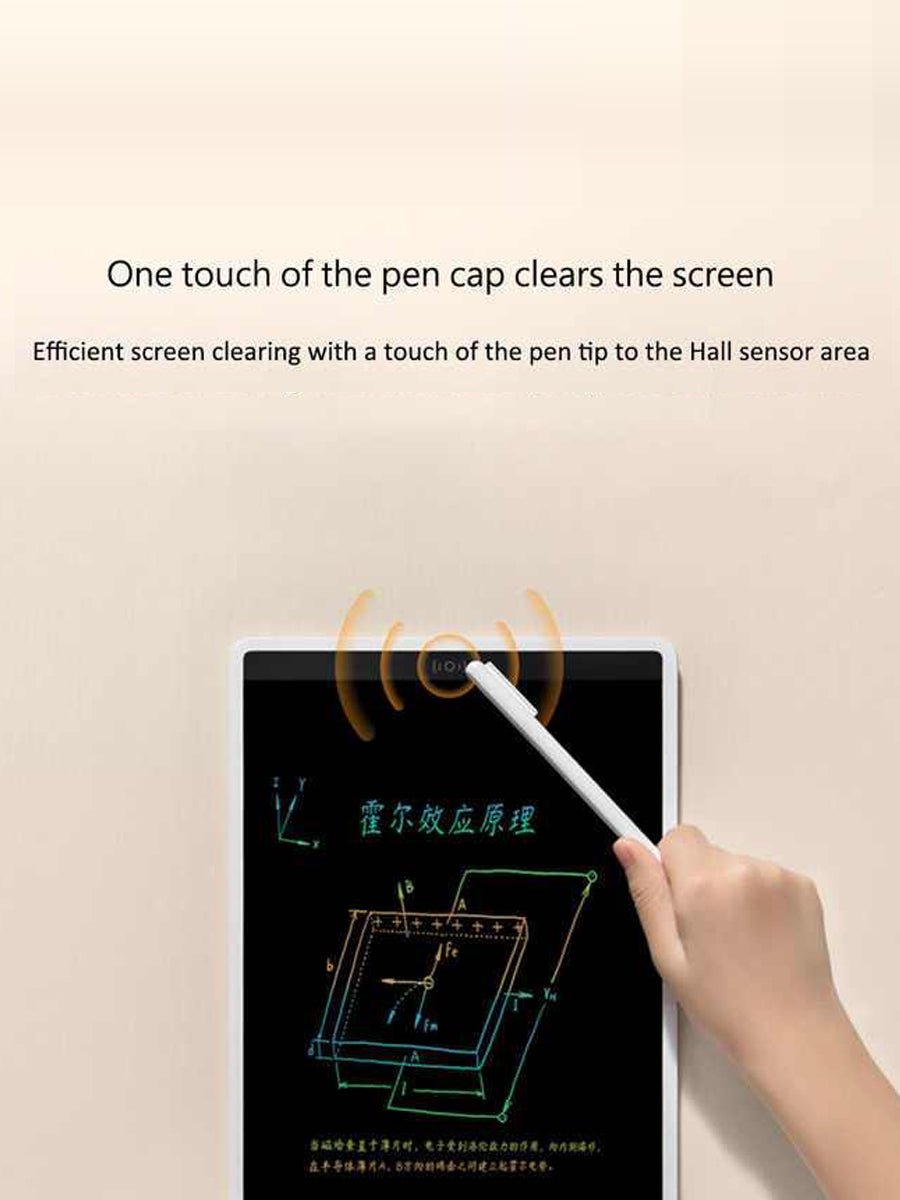 XIAOMI Mijia LCD Blackboard Color Version 10/13.5inch Coloured Handwriting No Dust and Ink Draw Study Message Board for Children - ARRA SPORT