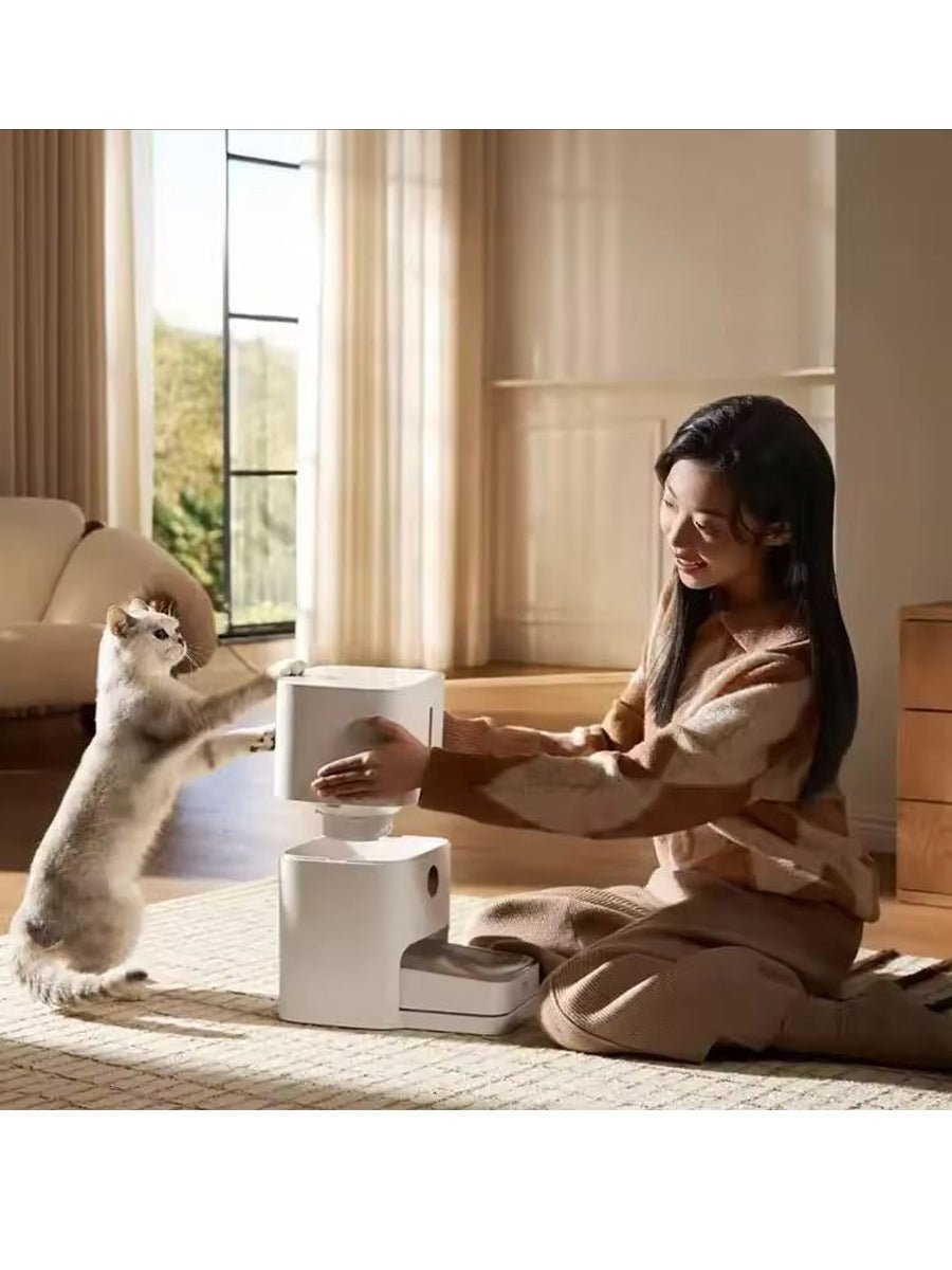 Xiaomi Mijia Smart Pet Feeder 2 Automatic Feeding 5L Large Granary Moisture - proof Works With Mijia APP - ARRA SPORT