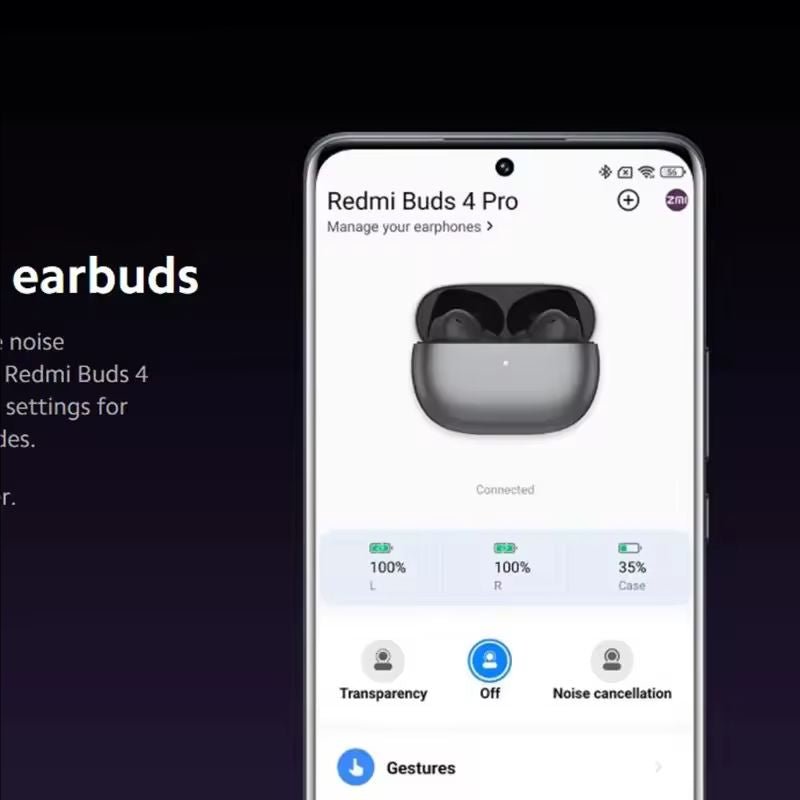 Xiaomi Redmi Buds 4 Pro Earphone Global HiFi 360° Stereo Sound Support Connect 2 Devices Noise Reduction Bluetooth Wireless Headset - ARRA SPORT