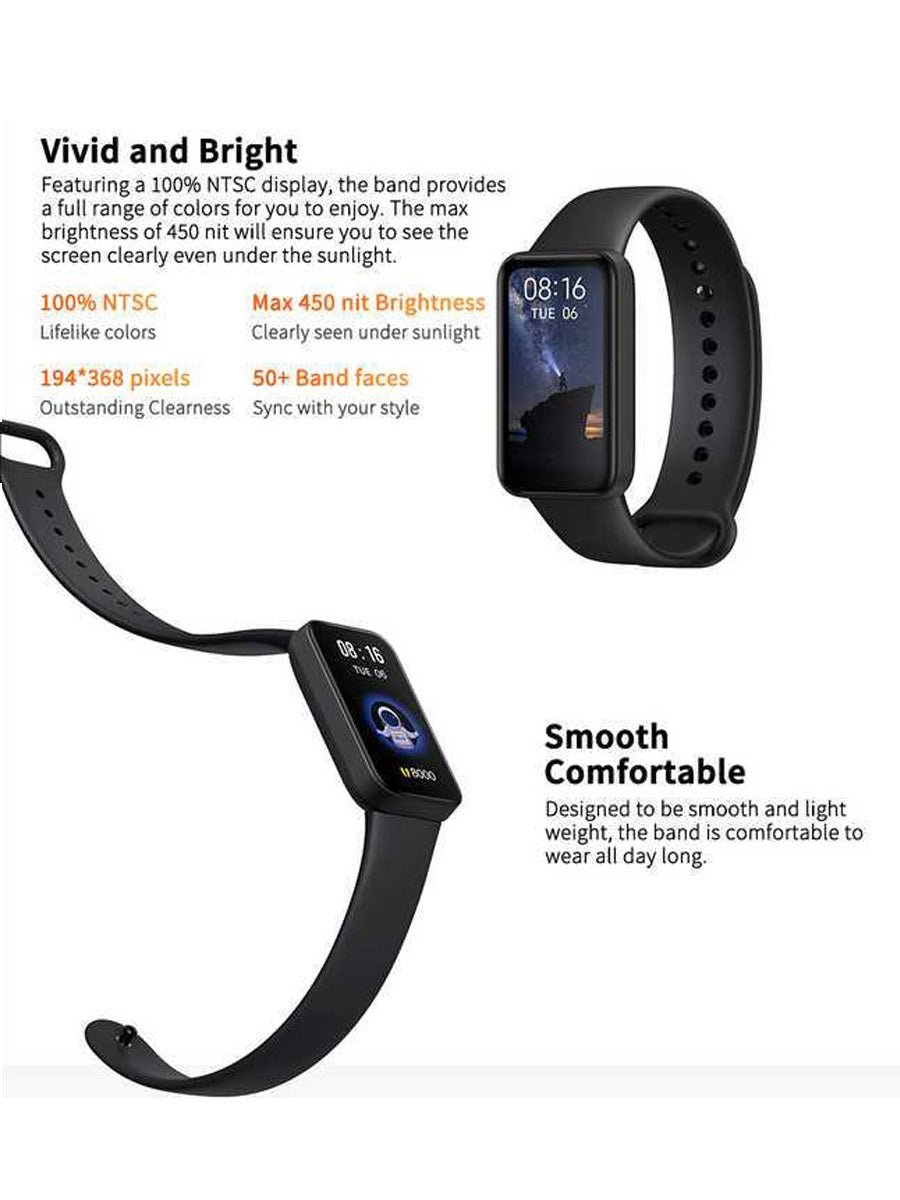 Xiaomi Redmi Smart Band Pro 1.47 AMOLED Touch Display 110+ Fitness Modes 50M Water Resistant Health Band - ARRA SPORT