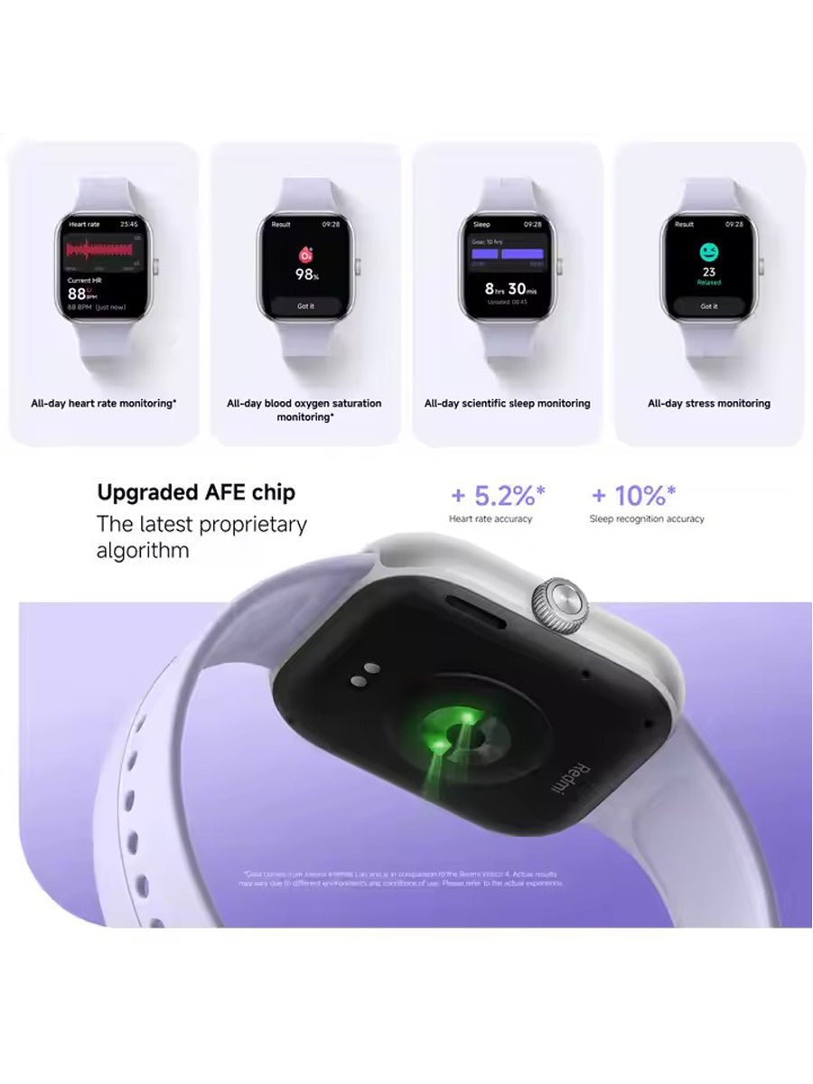 Xiaomi Redmi Watch 5 GPS 2.07" AMOLED 24days battery life Blood oxygen Heart rate Fitness Tracker 5ATM - ARRA SPORT