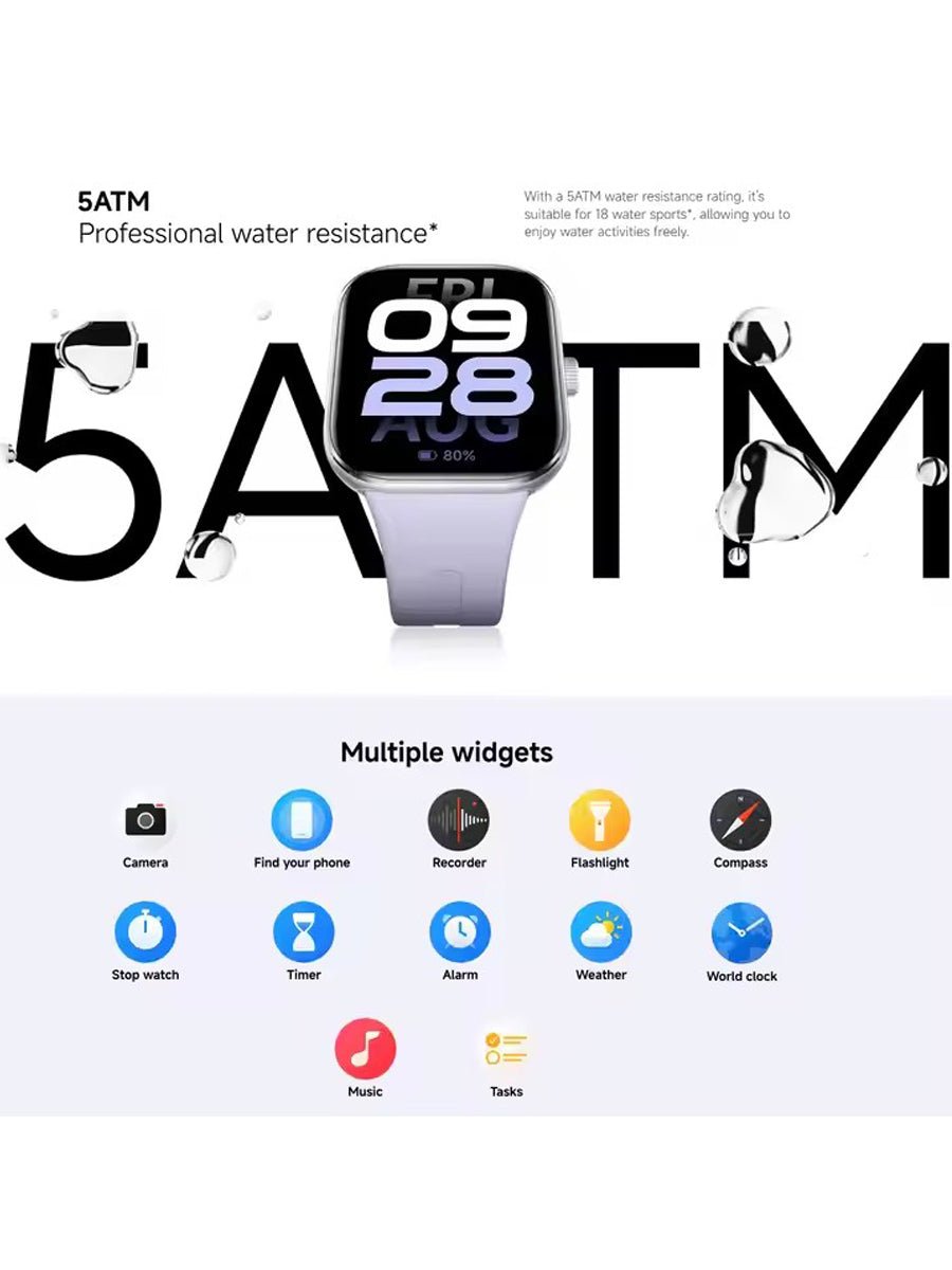 Xiaomi Redmi Watch 5 GPS 2.07" AMOLED 24days battery life Blood oxygen Heart rate Fitness Tracker 5ATM - ARRA SPORT