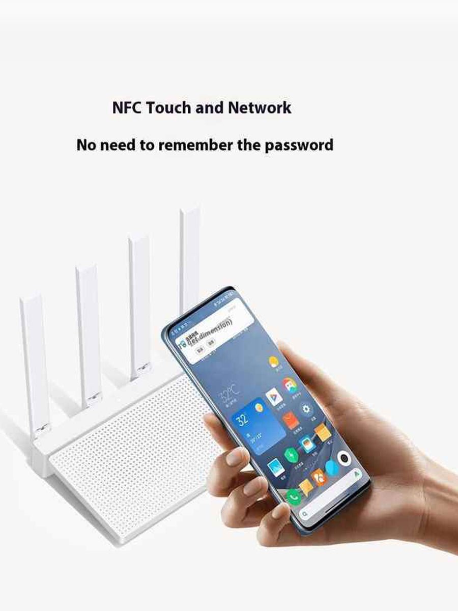 Xiaomi Router AX3000T RD03 3000 Mbps Gigabit Ethernet Port Mi Home APP Wireless Wifi Router - ARRA SPORT