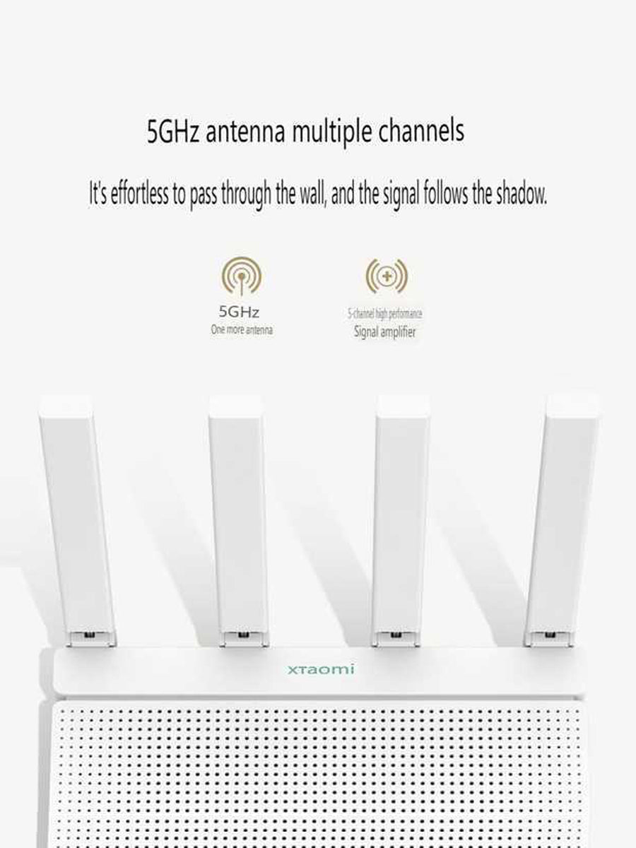 Xiaomi Router AX3000T RD03 3000 Mbps Gigabit Ethernet Port Mi Home APP Wireless Wifi Router - ARRA SPORT