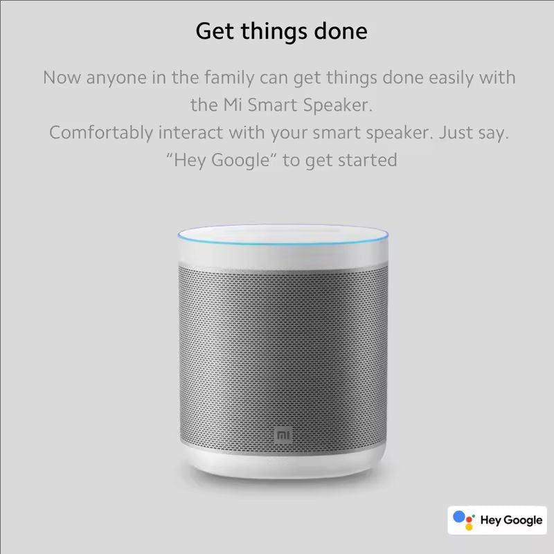 Xiaomi Xiaoai Speaker Original Art Smart Wireless Wifi Bt Home 12w Plastic Portable DC Power Jack EU Plug Mi Smart Speaker - ARRA SPORT